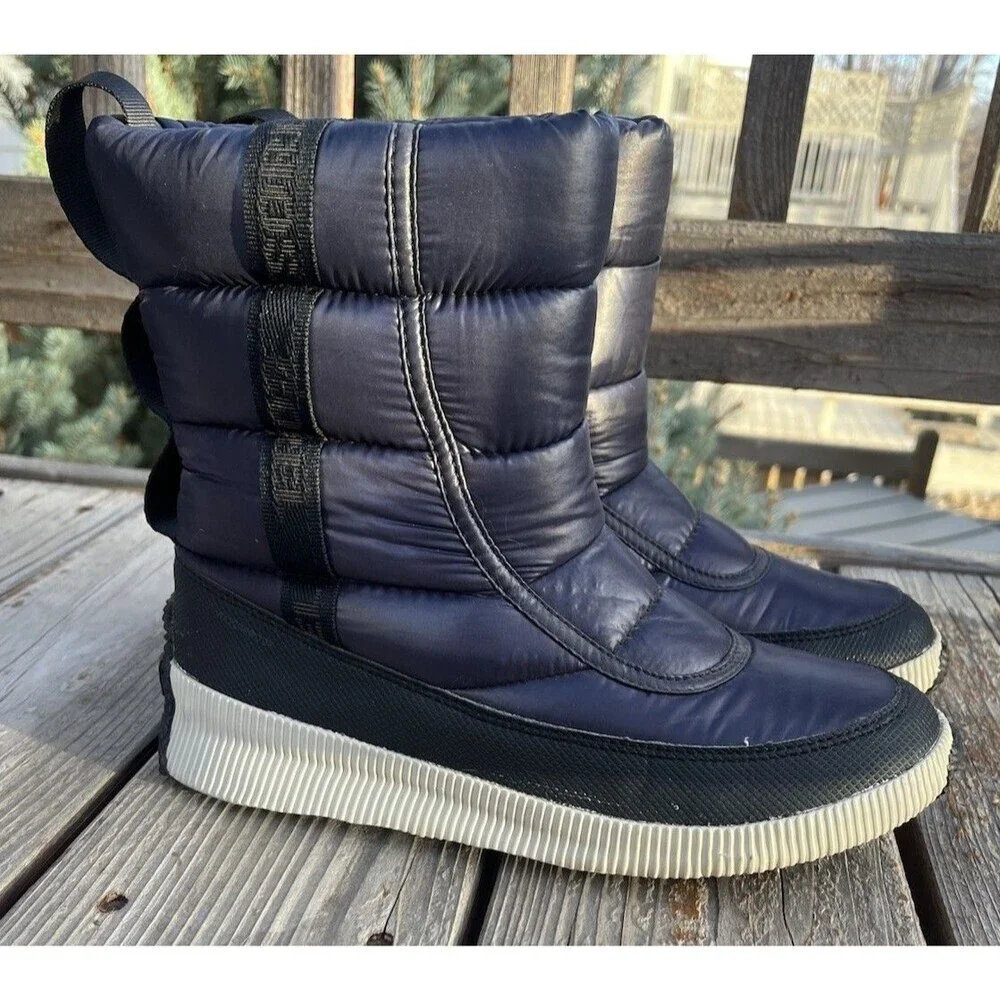 Sorel Women's 10 Out 'N About Mid Puffy Winter Snow Boots Waterproof